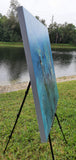 Original art for sale at UGallery.com | Energized by Dorothy Gaziano | $2,250 | acrylic painting | 36' h x 36' w | thumbnail 2