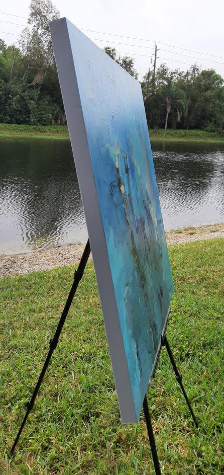Energized by Dorothy Gaziano |  Side View of Artwork 