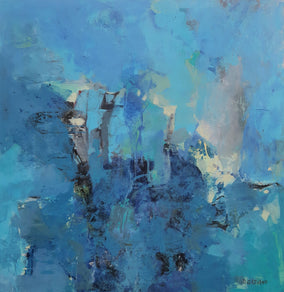 Original art for sale at UGallery.com | Energized by Dorothy Gaziano | $2,250 | acrylic painting | 36' h x 36' w