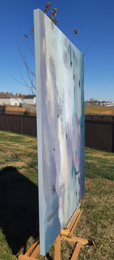 Frozen Logic by Dorothy Gaziano |  Side View of Artwork 