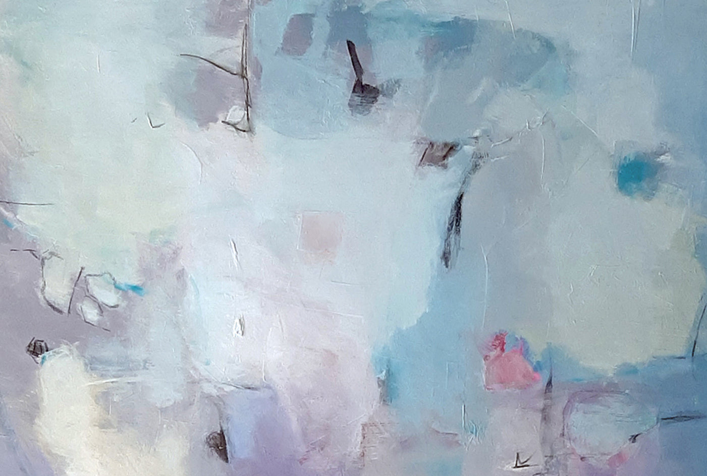 Frozen Logic by Dorothy Gaziano |  Closeup View of Artwork 