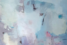 Original art for sale at UGallery.com | Frozen Logic by Dorothy Gaziano | $4,700 | acrylic painting | 48' h x 60' w | thumbnail 4