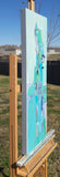 Original art for sale at UGallery.com | High-Rise by Dorothy Gaziano | $900 | acrylic painting | 36' h x 12' w | thumbnail 2