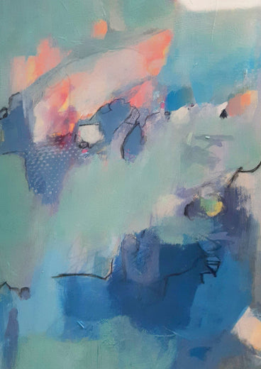 Lighthearted I by Dorothy Gaziano |   Closeup View of Artwork 