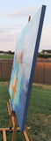 Original art for sale at UGallery.com | On the Bright Side by Dorothy Gaziano | $4,950 | acrylic painting | 48' h x 60' w | thumbnail 2