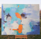 Original art for sale at UGallery.com | On the Bright Side by Dorothy Gaziano | $4,950 | acrylic painting | 48' h x 60' w | thumbnail 3