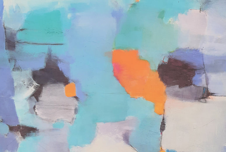 On the Bright Side by Dorothy Gaziano |   Closeup View of Artwork 