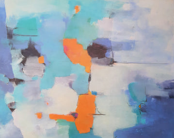acrylic painting by Dorothy Gaziano titled On the Bright Side