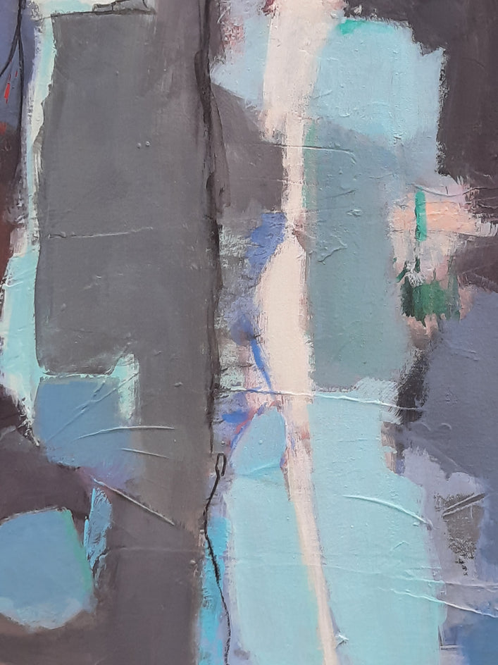Shades of Cool II by Dorothy Gaziano |  Closeup View of Artwork 