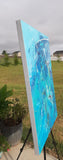 Original art for sale at UGallery.com | Surface Tension by Dorothy Gaziano | $2,575 | acrylic painting | 40' h x 30' w | thumbnail 2