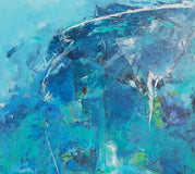 Original art for sale at UGallery.com | Surface Tension by Dorothy Gaziano | $2,575 | acrylic painting | 40' h x 30' w | thumbnail 4