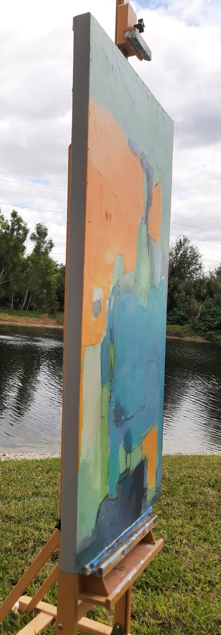 Surrounded by Friends by Dorothy Gaziano |  Side View of Artwork 