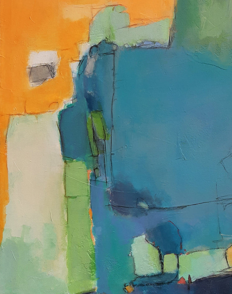 Surrounded by Friends by Dorothy Gaziano |  Closeup View of Artwork 