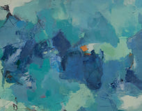 Original art for sale at UGallery.com | Tidal Memories by Dorothy Gaziano | $2,250 | acrylic painting | 36' h x 36' w | thumbnail 4