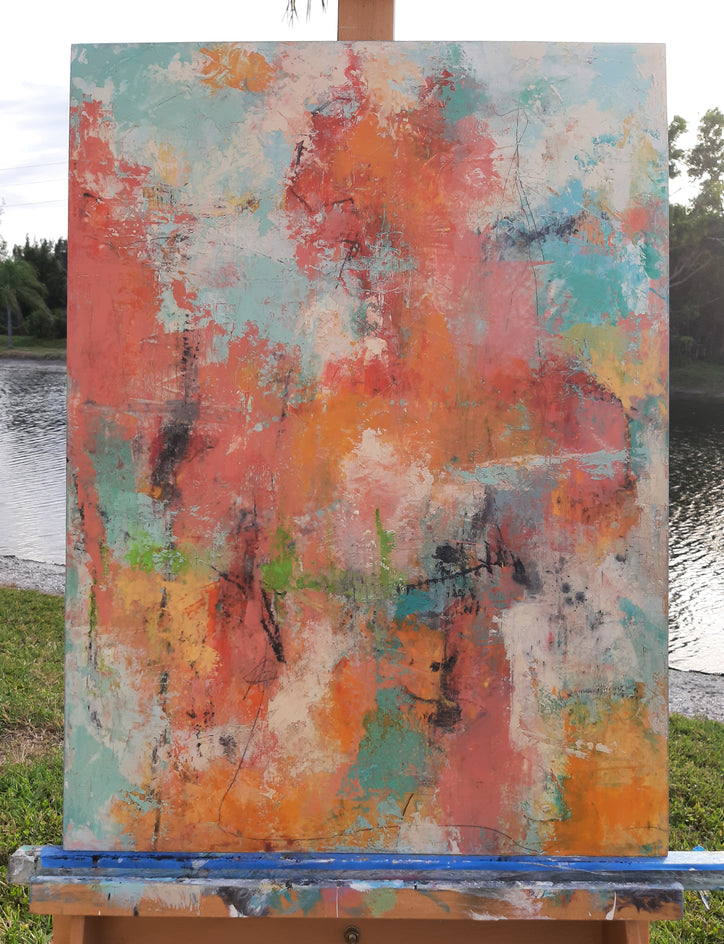 A Garden Stroll by Dorothy Gaziano |  Context View of Artwork 
