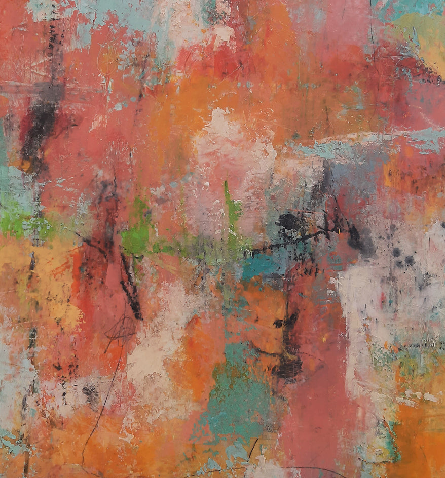 A Garden Stroll by Dorothy Gaziano |  Closeup View of Artwork 