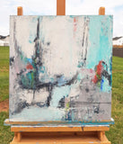 Original art for sale at UGallery.com | Abstract 5 by Dorothy Gaziano | $850 | oil painting | 20' h x 20' w | thumbnail 3