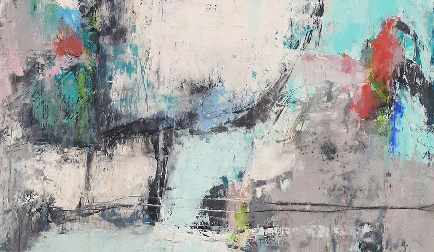 Abstract 5 by Dorothy Gaziano |   Closeup View of Artwork 