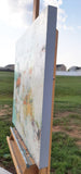 Original art for sale at UGallery.com | Cloud Cover on an Otherwise Sunny Day by Dorothy Gaziano | $1,200 | oil painting | 24' h x 24' w | thumbnail 2