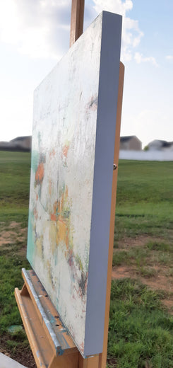 Cloud Cover on an Otherwise Sunny Day by Dorothy Gaziano |  Side View of Artwork 