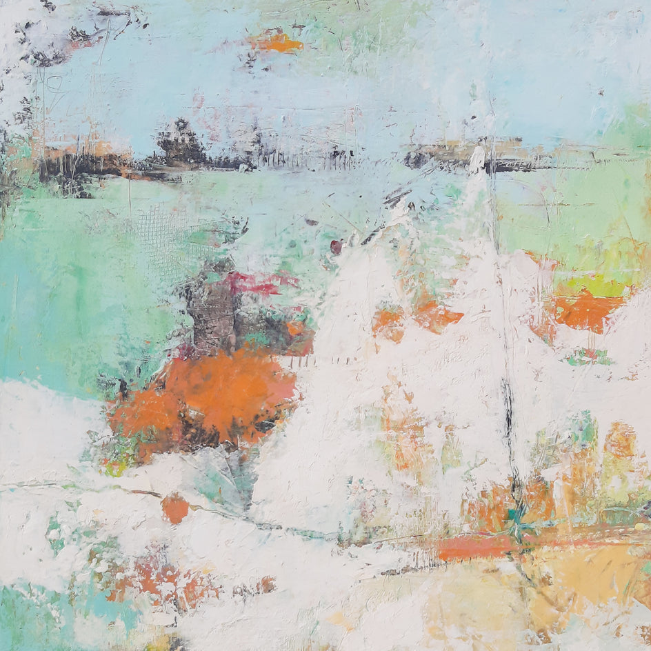 Cloud Cover on an Otherwise Sunny Day by Dorothy Gaziano |  Closeup View of Artwork 