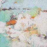 Original art for sale at UGallery.com | Cloud Cover on an Otherwise Sunny Day by Dorothy Gaziano | $1,200 | oil painting | 24' h x 24' w | thumbnail 1