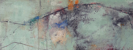 Original art for sale at UGallery.com | Distant Hills by Dorothy Gaziano | $200 | oil painting | 9' h x 12' w | thumbnail 4