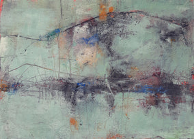 Original art for sale at UGallery.com | Distant Hills by Dorothy Gaziano | $200 | oil painting | 9' h x 12' w