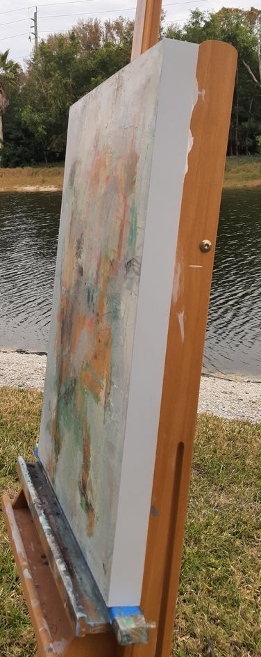 First Light by Dorothy Gaziano |  Side View of Artwork 