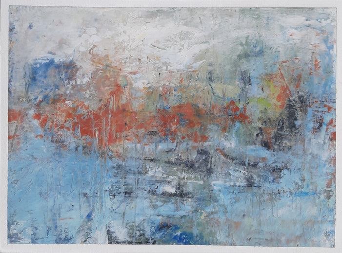 Landscape 1 by Dorothy Gaziano |  Side View of Artwork 