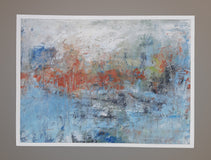 Original art for sale at UGallery.com | Landscape 1 by Dorothy Gaziano | $200 | oil painting | 9' h x 12' w | thumbnail 3