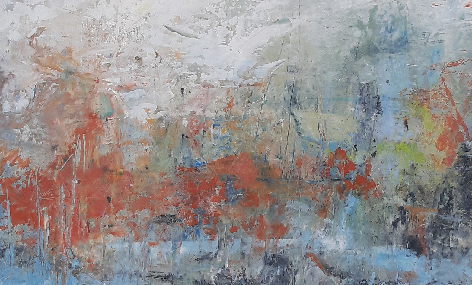 Landscape 1 by Dorothy Gaziano |  Closeup View of Artwork 