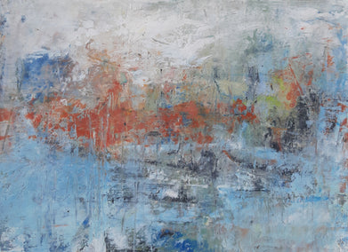 oil painting by Dorothy Gaziano titled Landscape 1