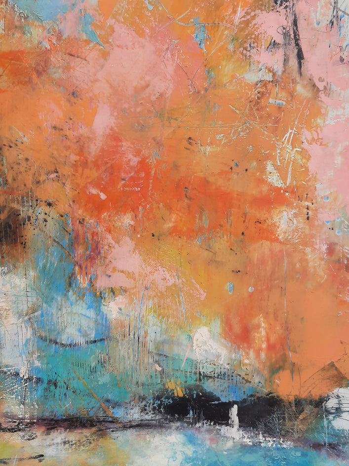 Lets Dance by Dorothy Gaziano |  Closeup View of Artwork 