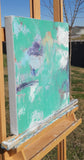 Original art for sale at UGallery.com | Ocean's Jewels by Dorothy Gaziano | $450 | oil painting | 16' h x 16' w | thumbnail 2