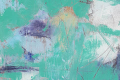 Original art for sale at UGallery.com | Ocean's Jewels by Dorothy Gaziano | $450 | oil painting | 16' h x 16' w | thumbnail 4