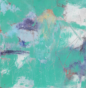 Original art for sale at UGallery.com | Ocean's Jewels by Dorothy Gaziano | $450 | oil painting | 16' h x 16' w