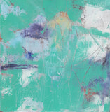 Original art for sale at UGallery.com | Ocean's Jewels by Dorothy Gaziano | $450 | oil painting | 16' h x 16' w | thumbnail 1