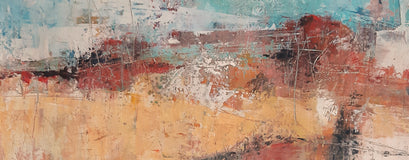 Original art for sale at UGallery.com | Open Fields by Dorothy Gaziano | $400 | mixed media artwork | 12' h x 16' w | thumbnail 4