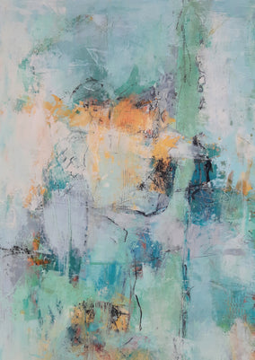 Original art for sale at UGallery.com | Quiet Turbulence by Dorothy Gaziano | $900 | oil painting | 24' h x 18' w