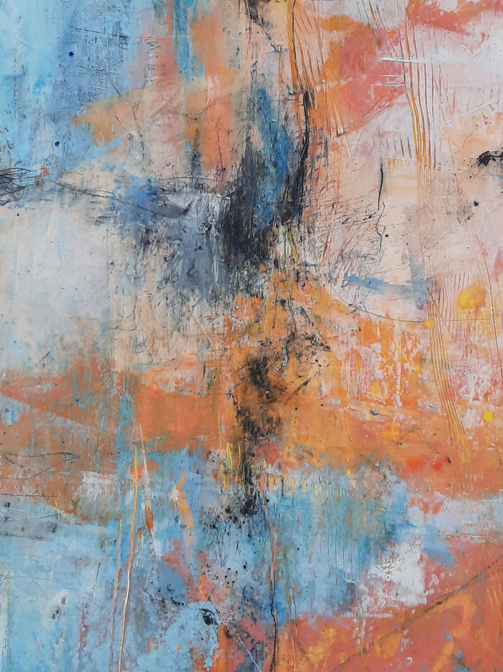 Sherbet with a Twist by Dorothy Gaziano |  Closeup View of Artwork 