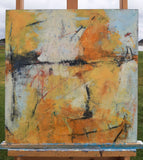 Original art for sale at UGallery.com | Yellow by Dorothy Gaziano | $850 | oil painting | 20' h x 20' w | thumbnail 3