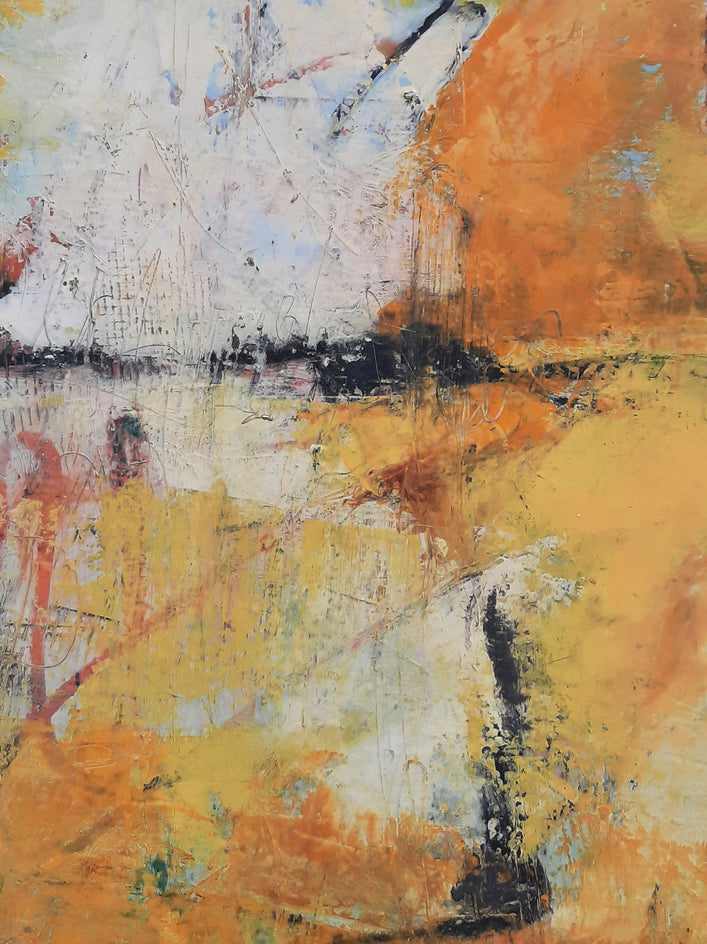 Yellow by Dorothy Gaziano |  Closeup View of Artwork 