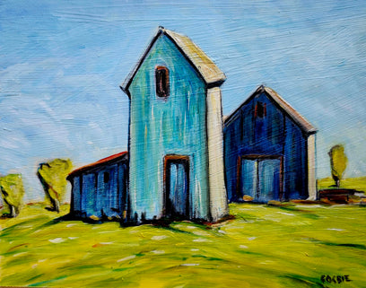 Blue Shed and Barn, Radiant Virginia by Doug Cosbie | Artwork Main Image