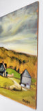 Original art for sale at UGallery.com | Early Fall, York County, Pennsylvania by Doug Cosbie | $375 | oil painting | 9' h x 12' w | thumbnail 2