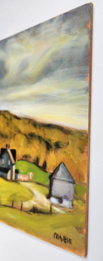 Early Fall, York County, Pennsylvania by Doug Cosbie |  Side View of Artwork 