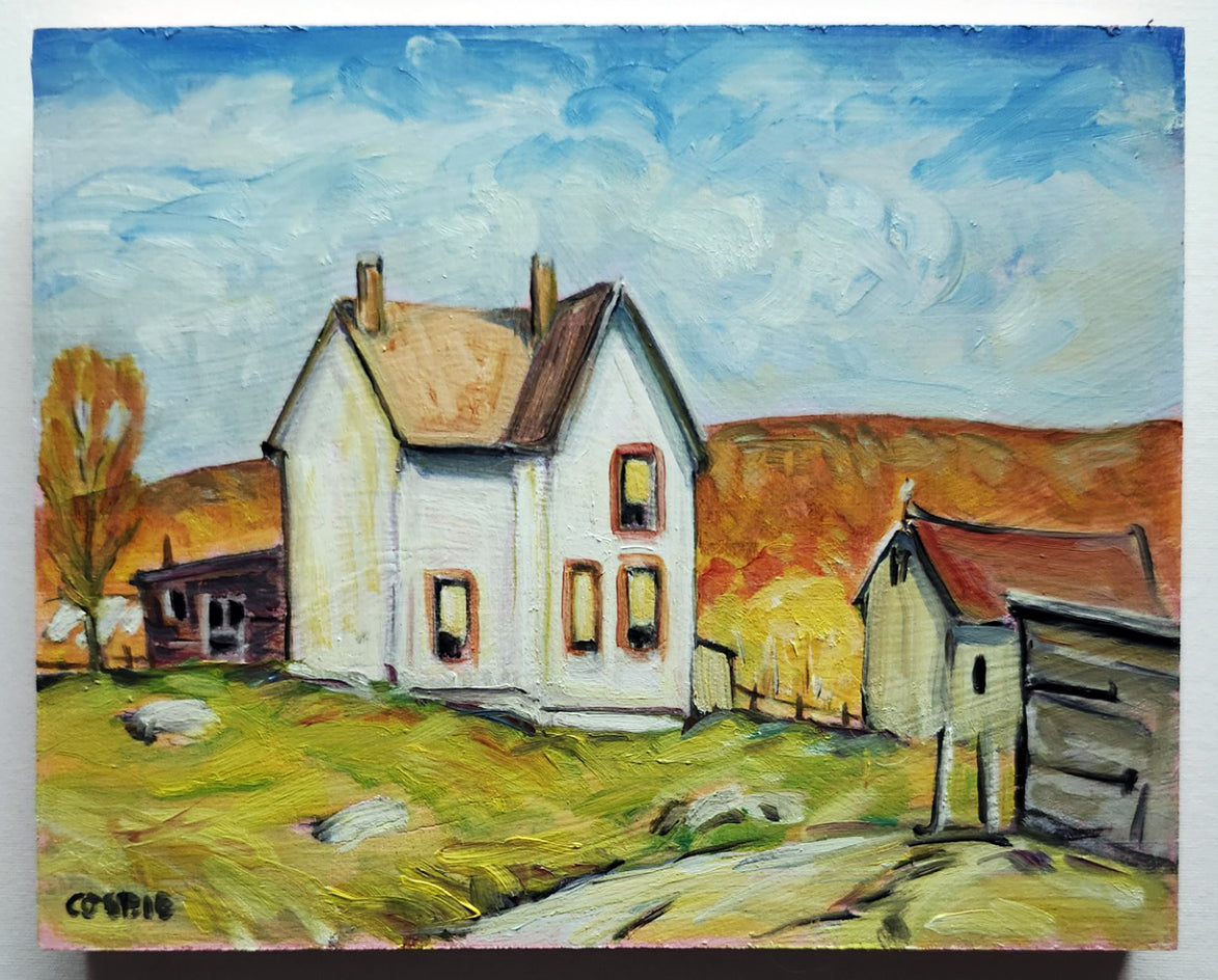 Laundry Day, West Virginia Autumn by Doug Cosbie |  Context View of Artwork 