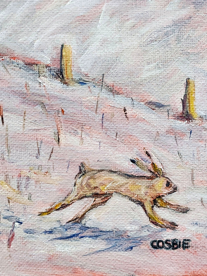 Moonlight Run by Doug Cosbie |  Closeup View of Artwork 