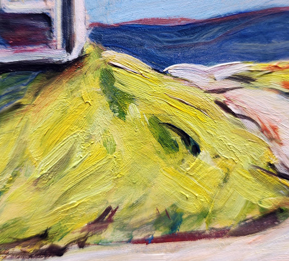 Pennsylvania Farmhouse by Doug Cosbie |   Closeup View of Artwork 