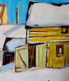 Original art for sale at UGallery.com | Vermont Winter by Doug Cosbie | $400 | oil painting | 11' h x 14' w | thumbnail 4